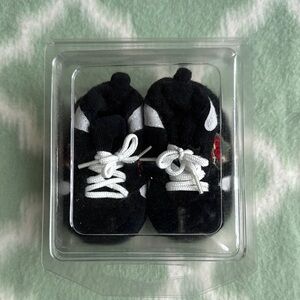 NEW NHL Minnesota Wild Black Baby Booties with White Laces